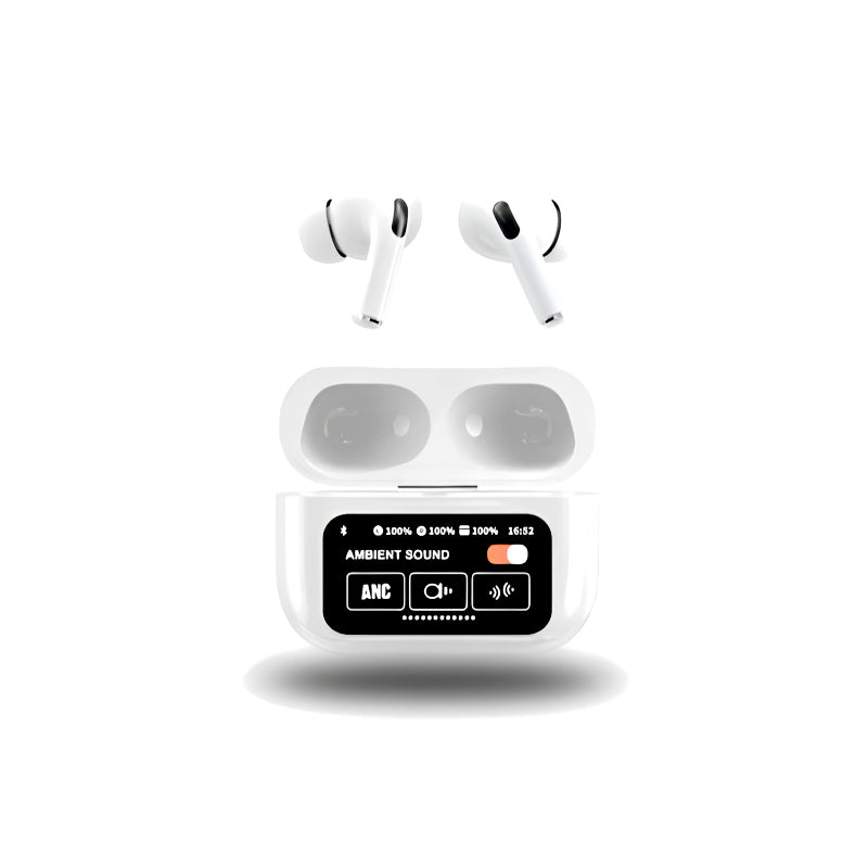 🔥A9 Pro High Quality Sound, ENC Noise Reduction Wireless AirPods With Smart Touch Screen Control